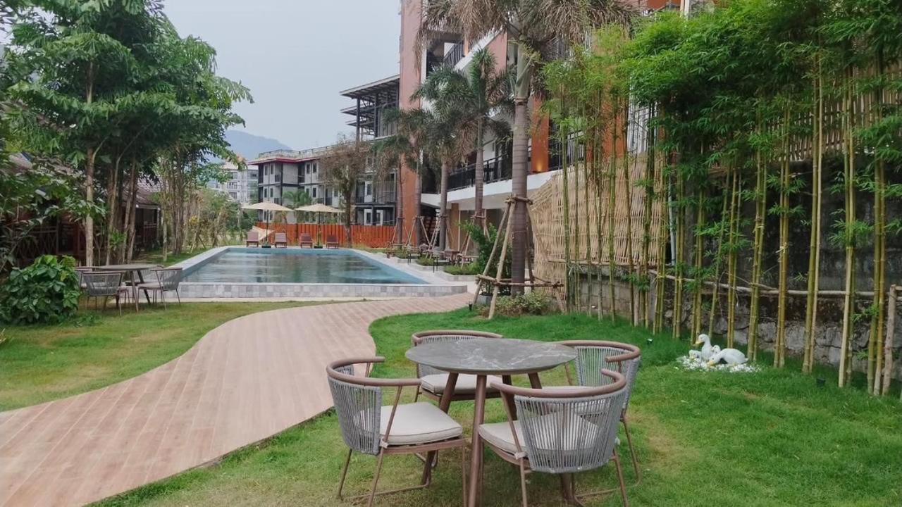 Vang Vieng Bungalows Exterior foto
